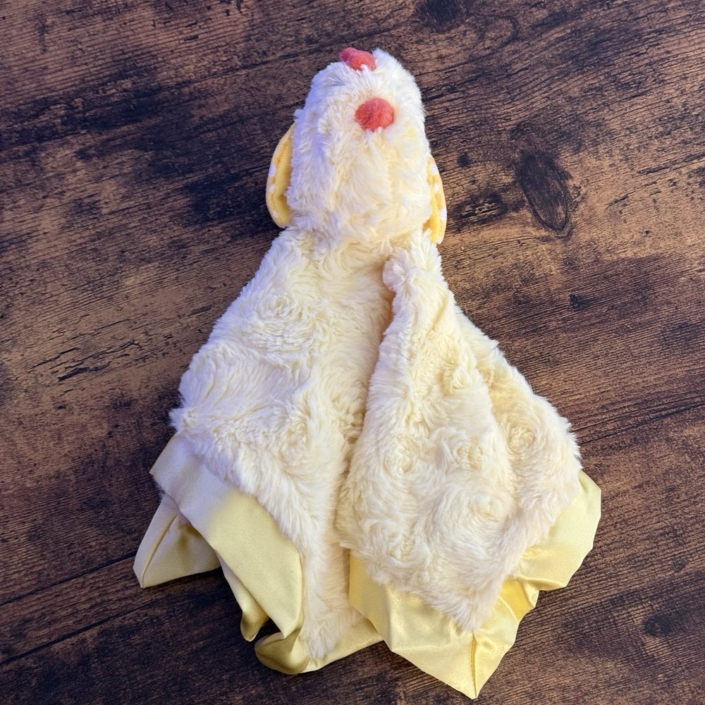 Cloud Island Chicken Chick Lovey Security Blanket Yellow Plush Baby Cuddle Toy